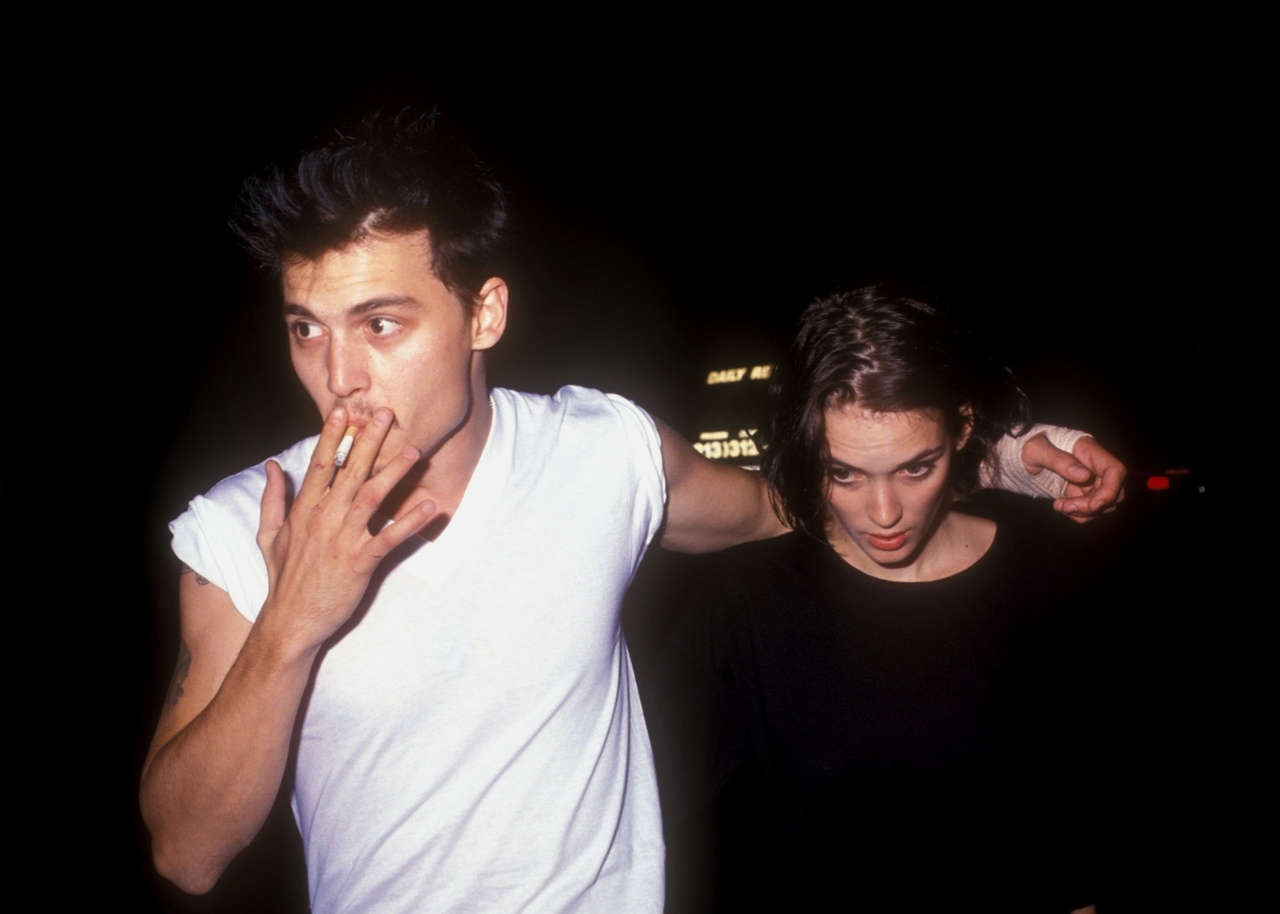 Johnny Depp e Winona.